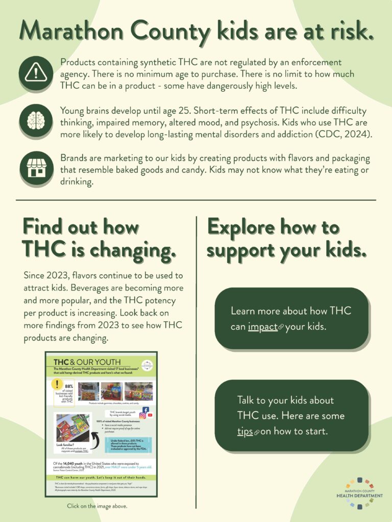 THC Access Youth Infographic, click for more information